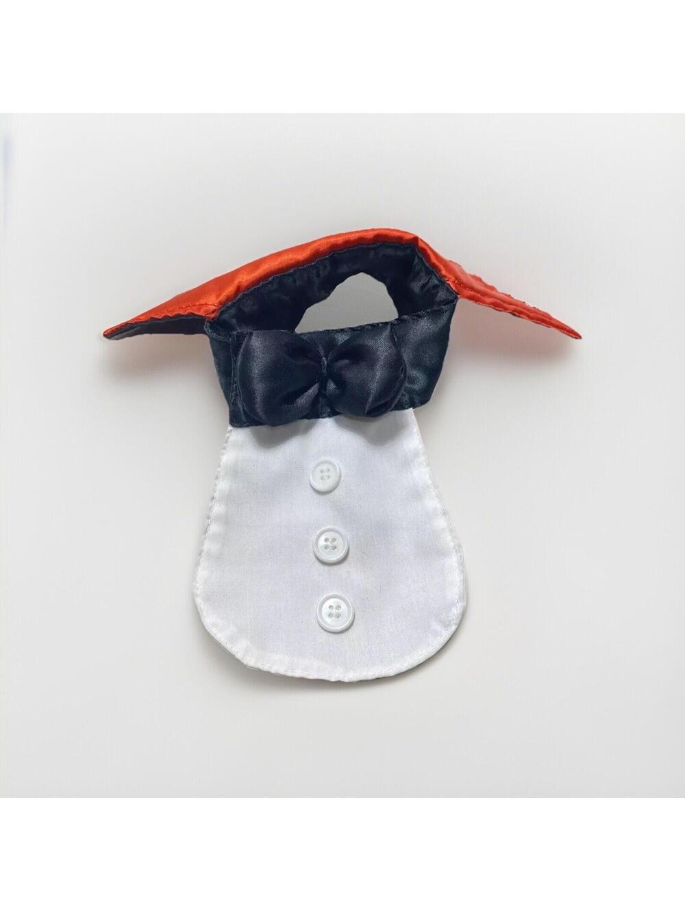 Vampire Cat Costume Dress-Up Collar Pet Halloween Accessory GUC Adjustable Fit